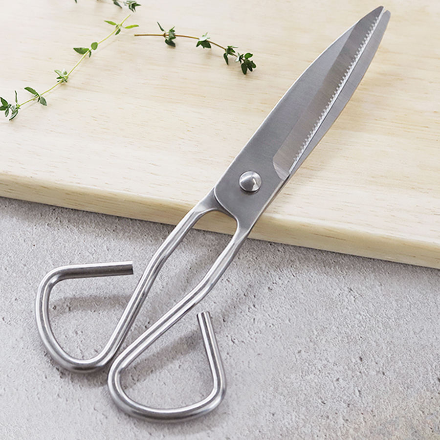 Kingwise Stainless Steel Eco-Friendly Duty Powerful Multifunctional Kitchen Scissors 5-Inch Blade Dishwasher Safe for Barbecue